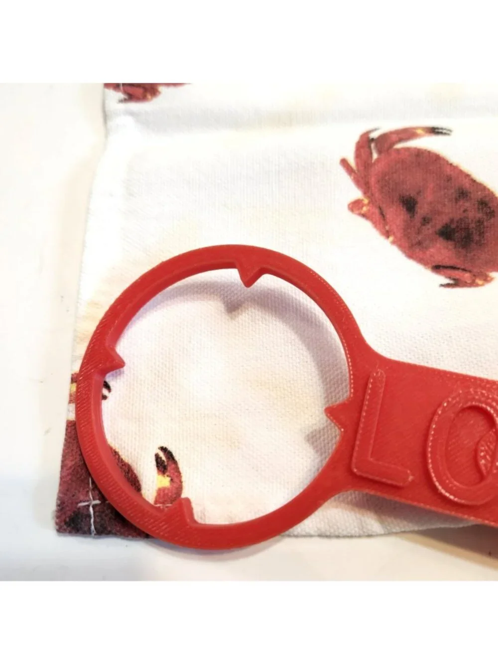 Maryland Crab Cloth Napkins by Cally & Co with Crab Rings Set Of 4 READ